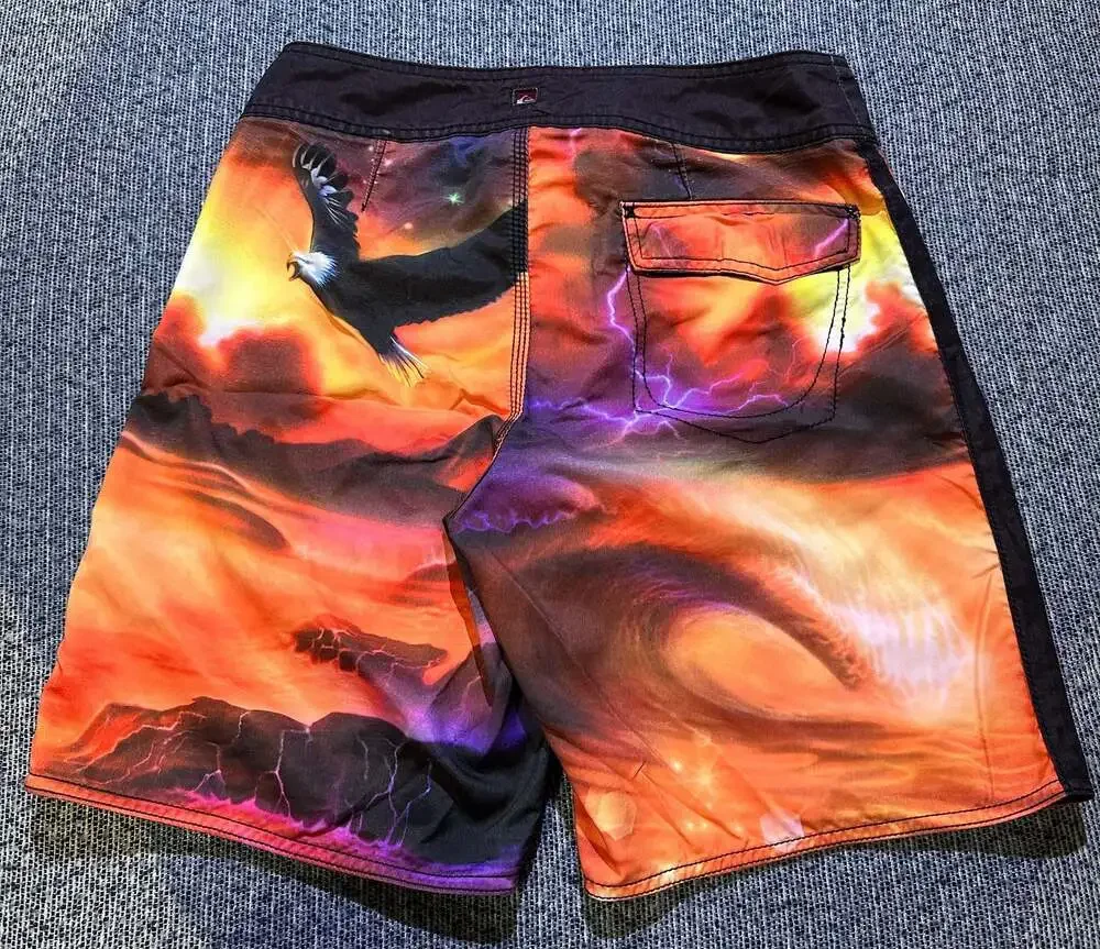 Quiksilver Oasis Eagle Graphic Board Shorts